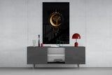 Eternal Moon Tree Glass Wall Art