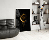 Eternal Moon Tree Glass Wall Art