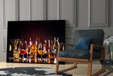 Elegant Cocktail Glasses Glass Wall Art