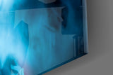 Mystic Blue Cocktail Glass Wall Art
