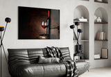 Elegant Red Wine Still Life Glass Wall Art