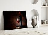 Elegant Red Wine Still Life Glass Wall Art