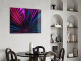 Radiant Burst Glass Wall Art