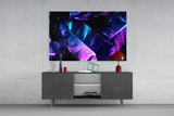 Glowing Leaves Glass Wall Art