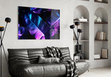 Glowing Leaves Glass Wall Art