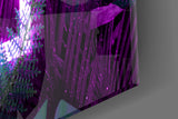 Neon Jungle Square Glass Wall Art