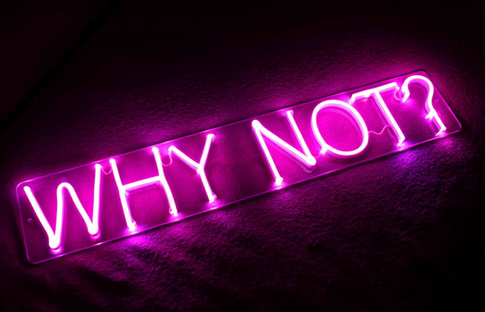 Why Not Glass Wall Art