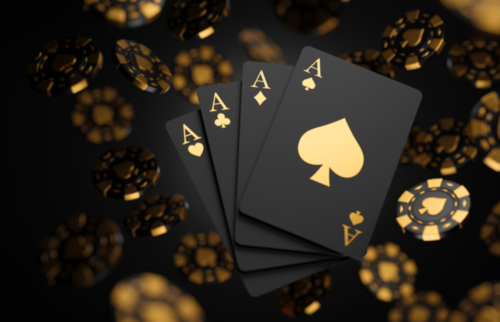 Gambler's Art Glass Wall Art