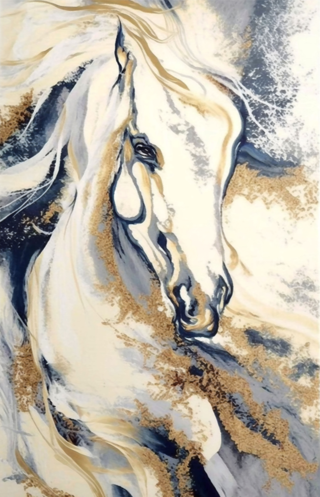 Horse Art Glass Wall Art