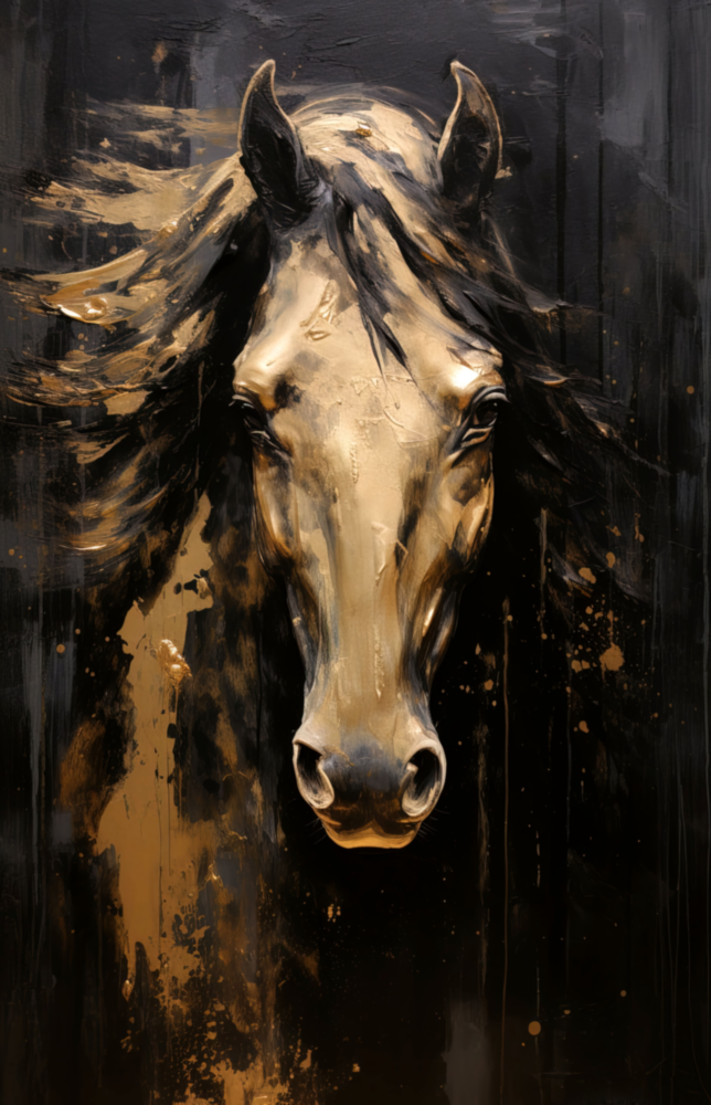Horse Art Glass Wall Art