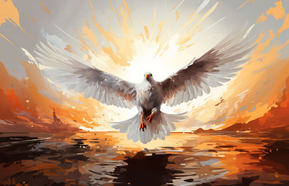 Pigeon Glass Wall Art