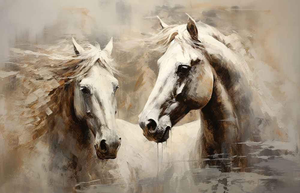 Horse Art Glass Wall Art