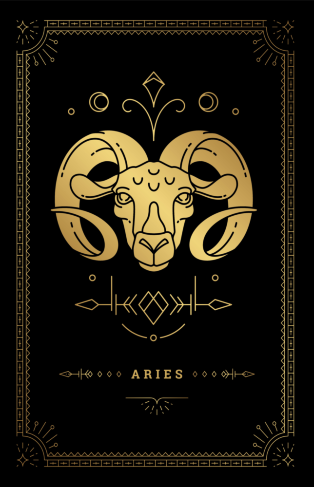 Aries Glass Wall Art