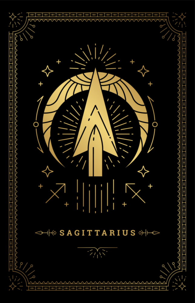 Sagittarius Glass Wall Art