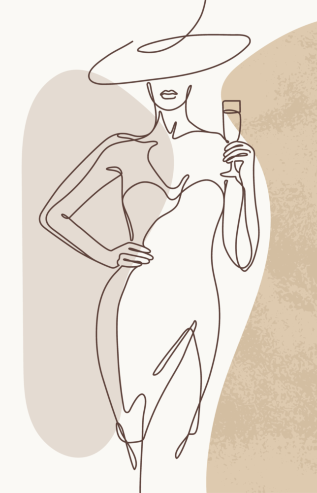 Woman's Art Glass Wall Art