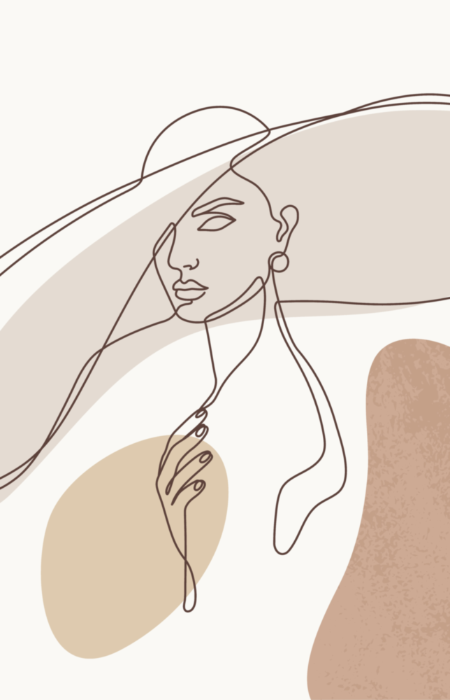 Woman's Art Glass Wall Art