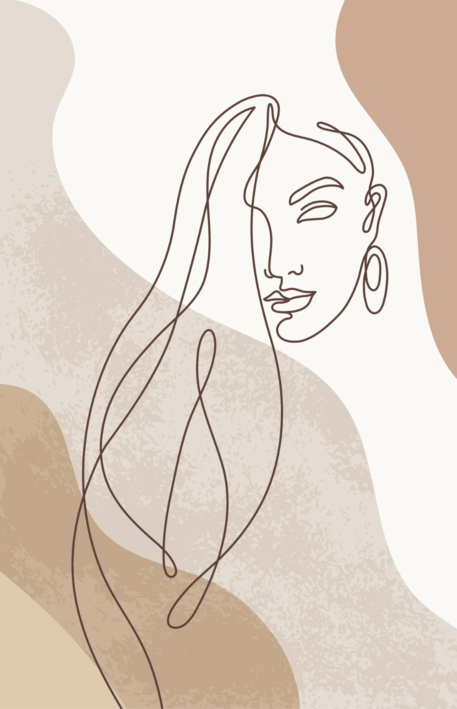 Woman's Art Glass Wall Art