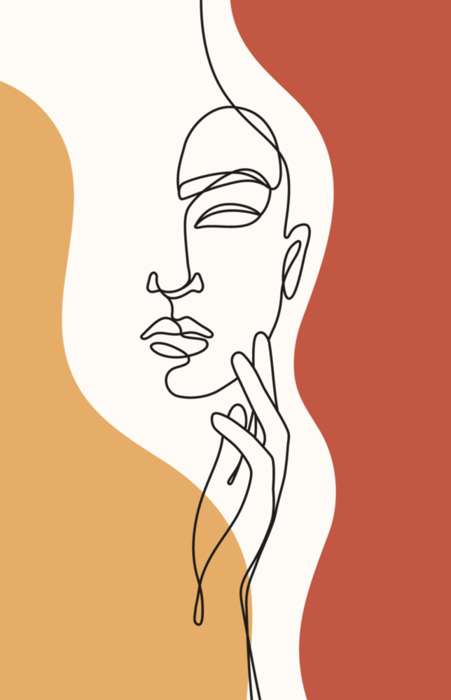 Woman's Art Glass Wall Art