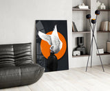 ZDY-8002_b Glass Wall Art