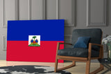 Flag of Haiti Glass Wall Art.