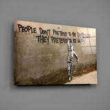 Urban Happiness Graffiti Glass Wall Art