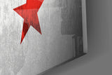 Panama Flag Grunge Glass Wall Art