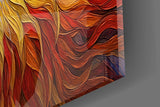 Eternal Lion Glass Wall Art