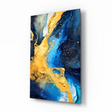 Cosmic Flow Glass Wall Art