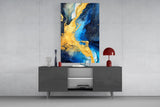 Cosmic Flow Glass Wall Art
