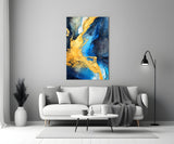 Cosmic Flow Glass Wall Art