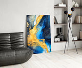 Cosmic Flow Glass Wall Art