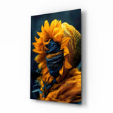 Ewige Sonnenblume Glasbild - 72x46 cm