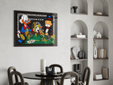 Luxury Poker Night Glass Wall Art