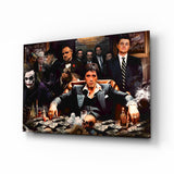 Cinematic Mob Boss Glasbild - 72x46 cm