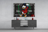 Duckman American Express Card Glass Wall Art