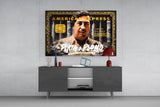 Pablo Escobar American Express Card Glass Wall Art