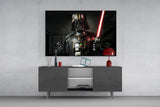Vader's Luxurious Swipe Glass Wall Art