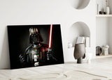 Vader's Luxurious Swipe Glass Wall Art