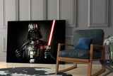 Vader's Luxurious Swipe Glass Wall Art