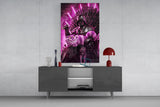 Vader & Cheshire Cat Throne Glass Wall Art