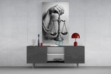 Justice Scale Hand Glass Wall Art