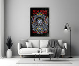 Mecha Geisha Glass Wall Art