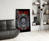 Mecha Geisha Glass Wall Art