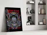 Mecha Geisha Glass Wall Art