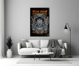 Mecha Geisha Glass Wall Art