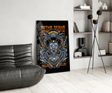 Mecha Geisha Glass Wall Art
