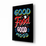 Quadro in vetro Umore positivo - 72x46 cm