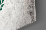 Cyprus Flag on Textured Stone Glass Wall Art