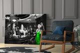 Marilyn's Green Glow Glass Wall Art