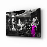 Café de Leyendas de Hollywood — Cuadro de Cristal - 72x46 cm